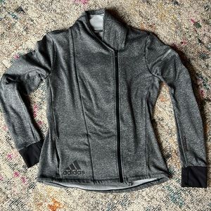 Adidas Running climaheat jacket. Size small. Gray.
